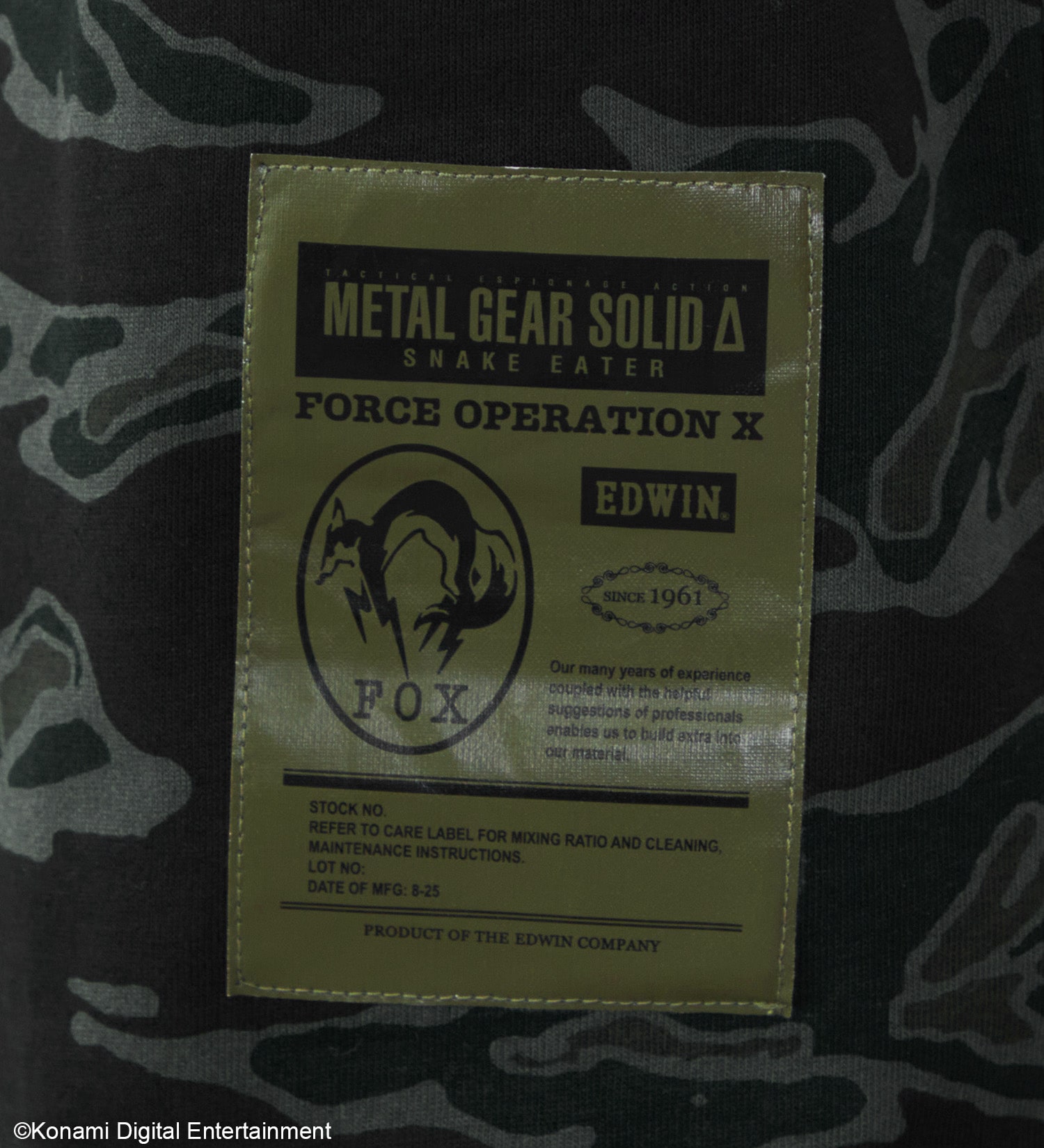 【METAL GEAR SOLID Δ × EDWIN】TIGER STRIPE T SHIRTS