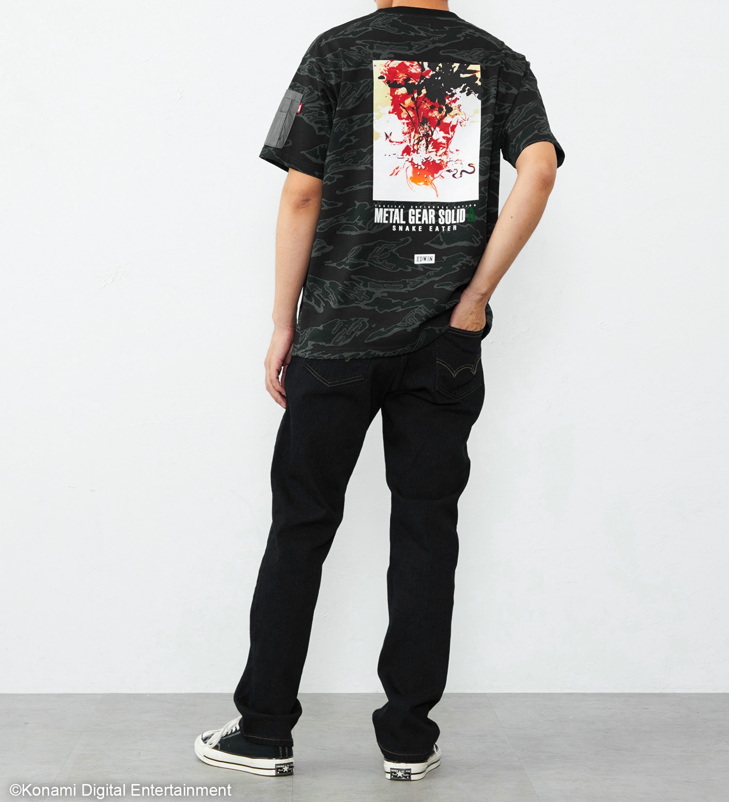 【METAL GEAR SOLID Δ × EDWIN】TIGER STRIPE T SHIRTS